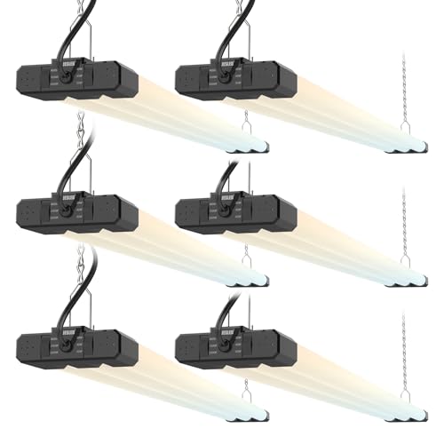 LED Shop Lights 4FT 7500LM (Black)