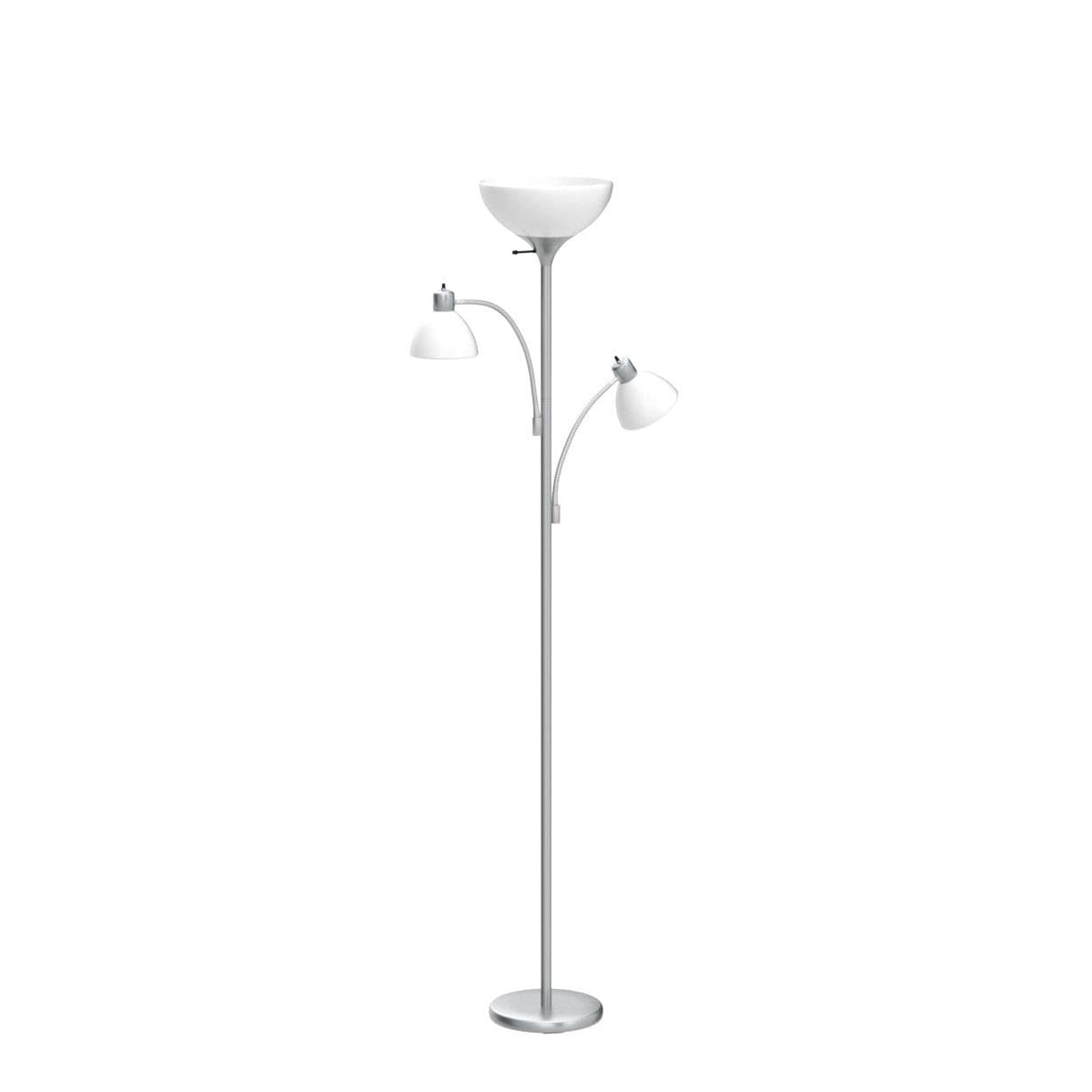 Sky Dome Double LED Floor lamp (Platinum Silver)