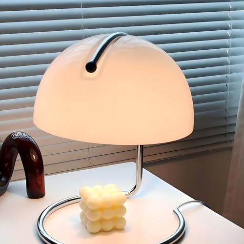Modern Table Lamp (White, 8.7 Inch)