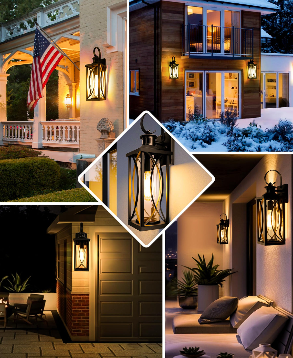Motion Sensor Outdoor Lights Wall Mount (1 Pack / Motion Sensor)
