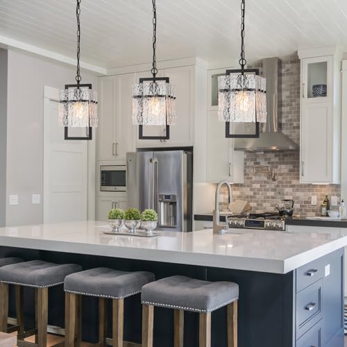 Modern Black Pendant Lights Kitchen Island