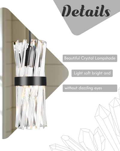Mat Black Pendant Lights Kitchen Island (Black,1PK)