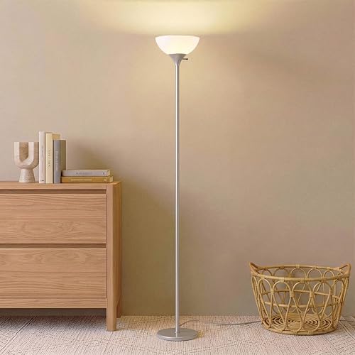 Sky Dome Dimmable LED Floor Lamp (Platinum Silver)