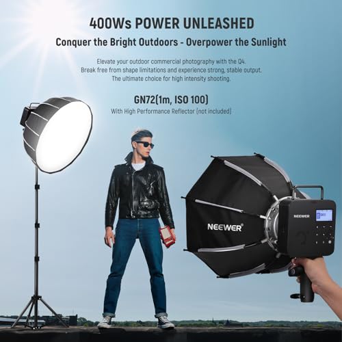 Q4 400Ws 2.4G TTL Outdoor Studio Flash