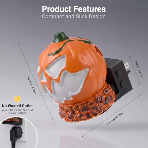 Halloween Night Light (Pumpkin Projector - RGB / 1 Pack)