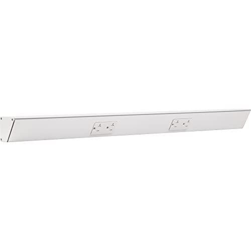 Task Lighting TR Series Angle Power Strip (30 Inch / White)