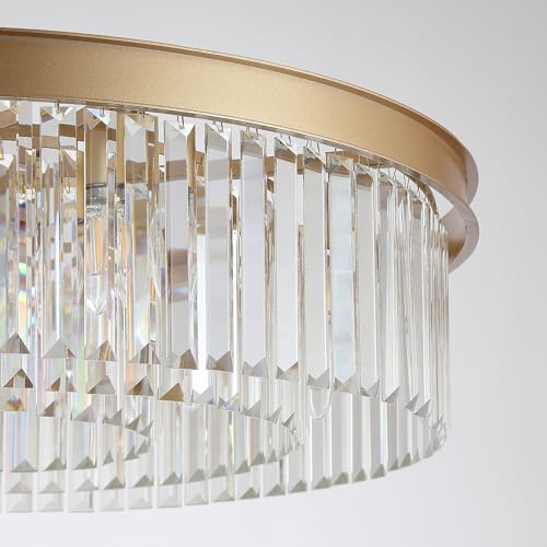 Modern Crystal Chandeliers Luxury Round Chandelier for Dining Room