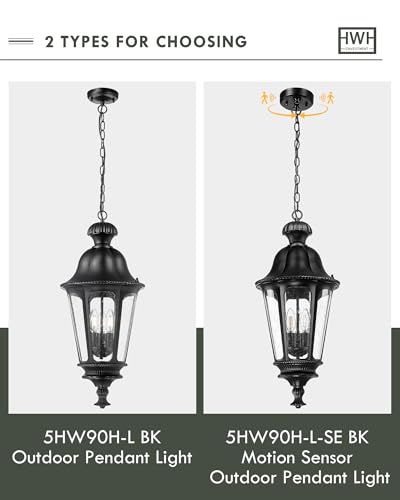 Motion Sensor Outdoor Hanging Light