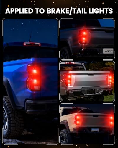 7440 7443 Brake Light LED bulb Built in Resistor for Red Tail Light Upgraded Bright 7444na 7441 7444 7440NA W21W WY21W LED Canbus Ready Stop Lights (Red / 7443)