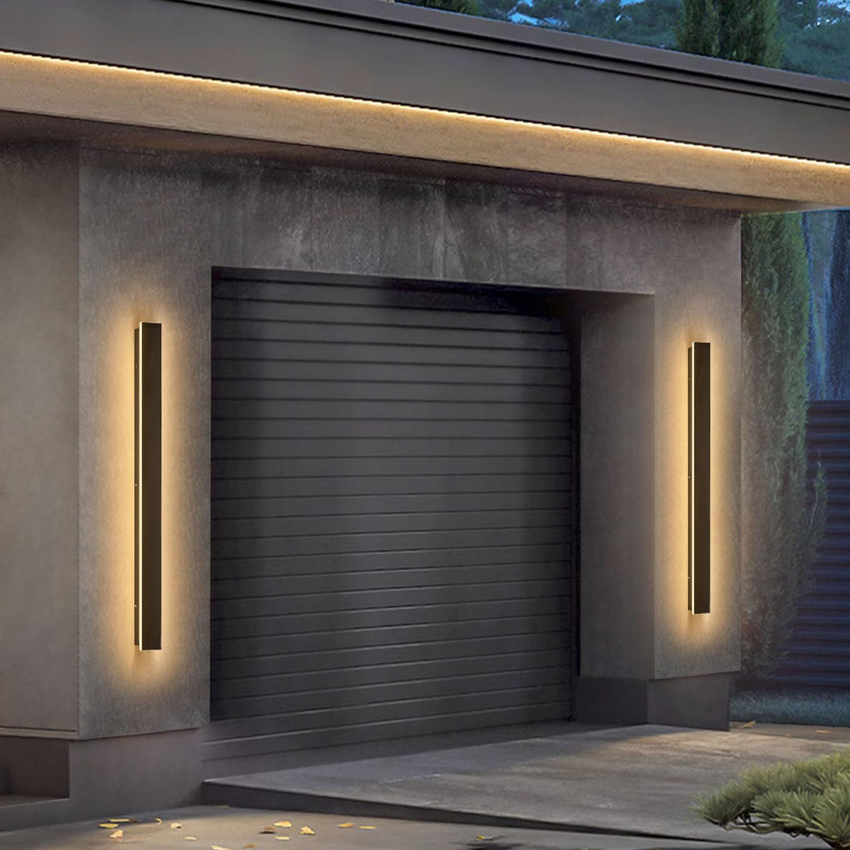 59 Inch Outdoor Wall Lights (3000K Warm Light / 1pack-59inch*2inch)