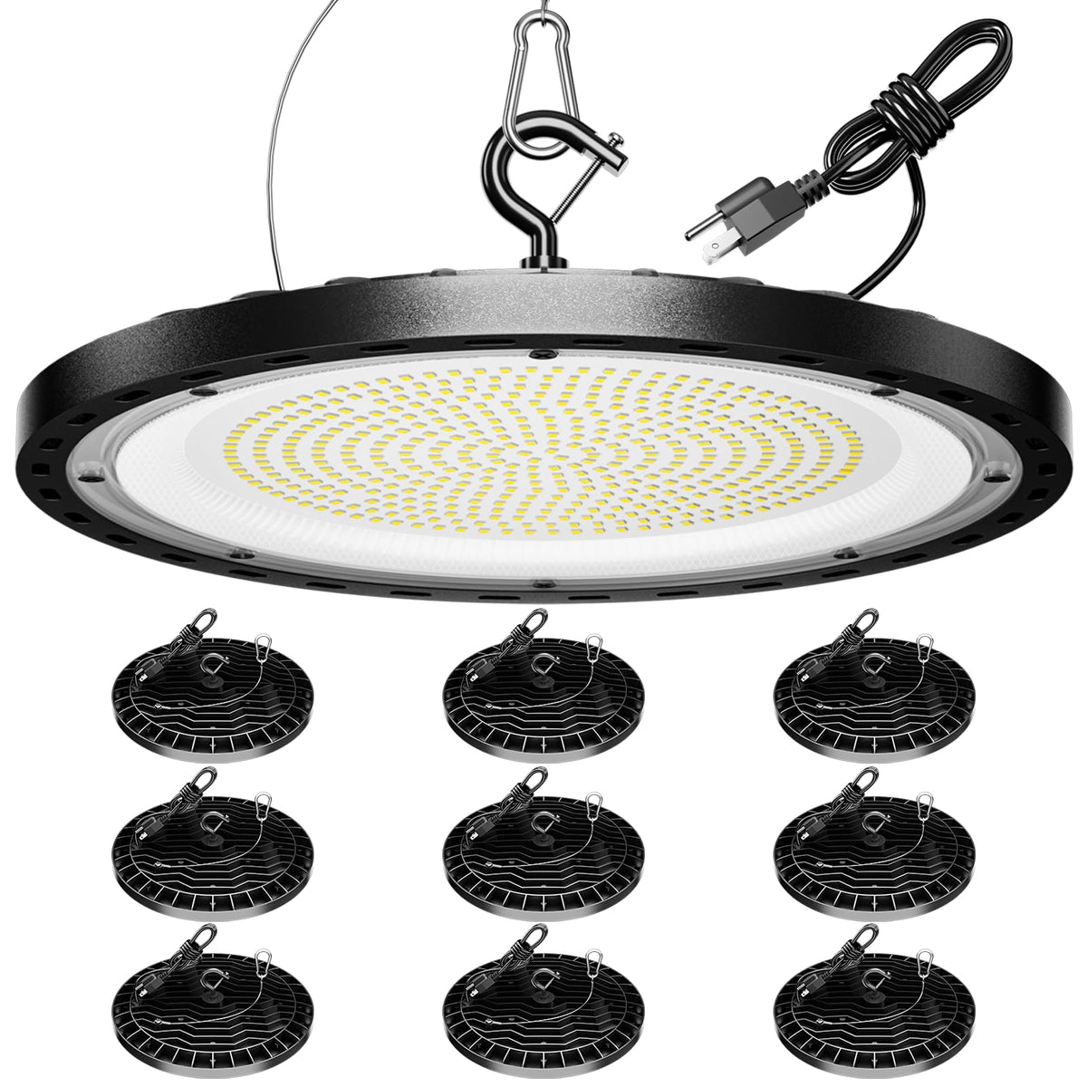 10 Pack 200W UFO LED High Bay Light (10 Pack)