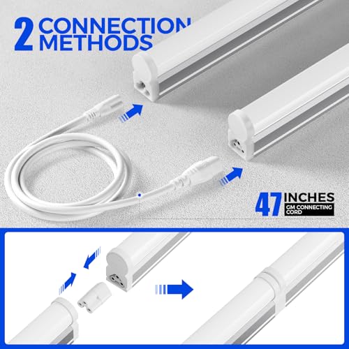 LED T5 Shop Light (6500K Super Bright White / 12 Packs)