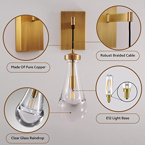 Raindrop Wall Sconces