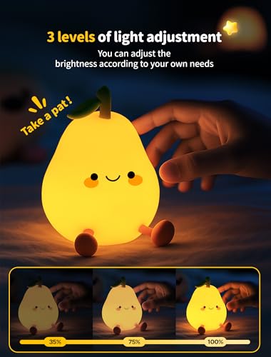 Pear Night Light for Kids (Pear)