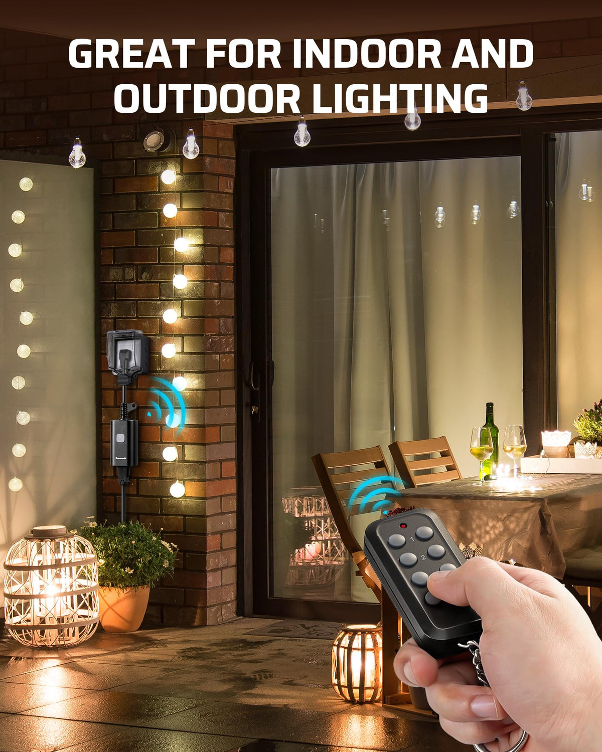 Outdoor Remote Control Outlet