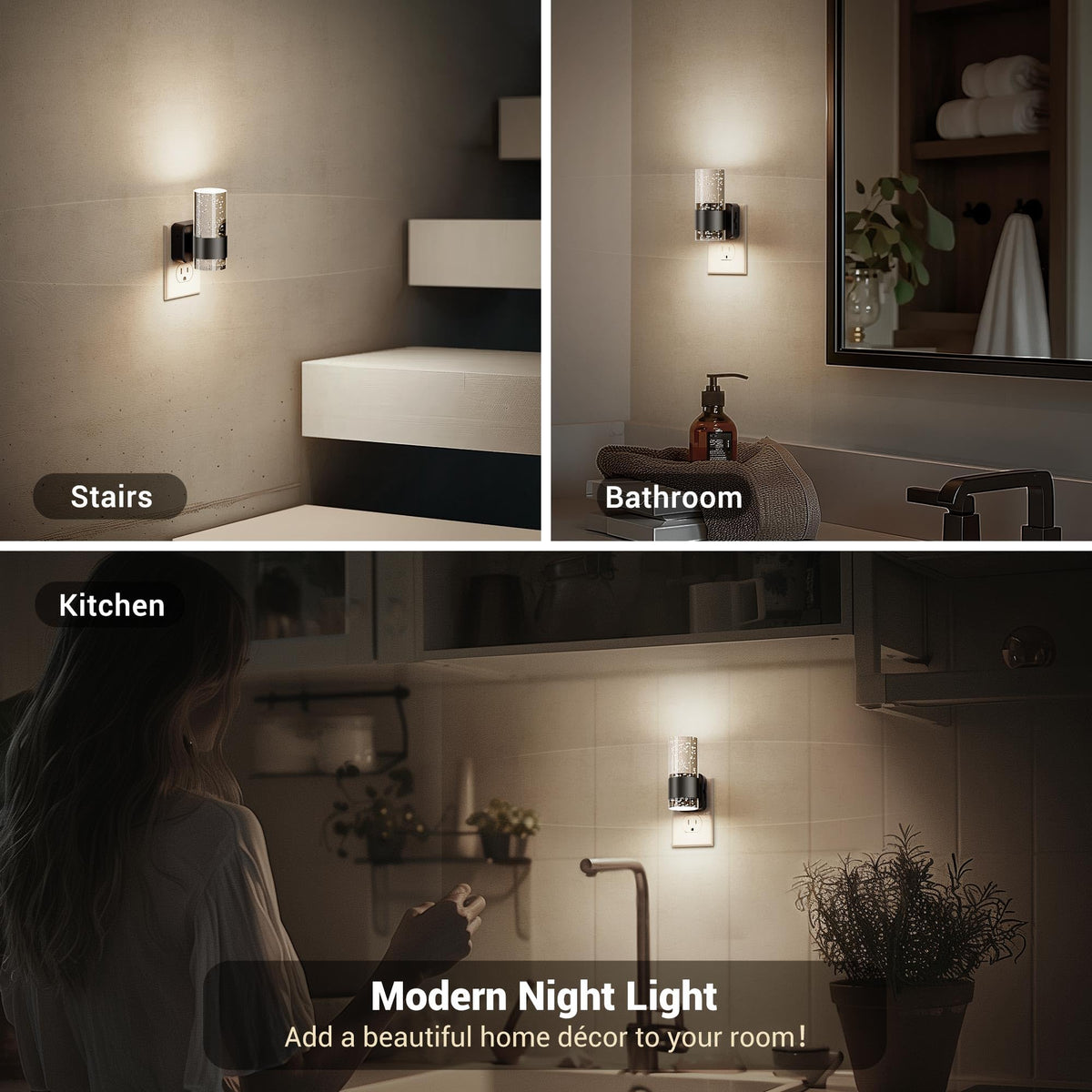 Bubble Night Light (Pure Black)
