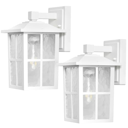 Outdoor Patio Wall Light Fixtures Set of 2