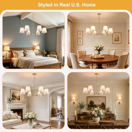 Brass Gold Chandeliers for Dining Room