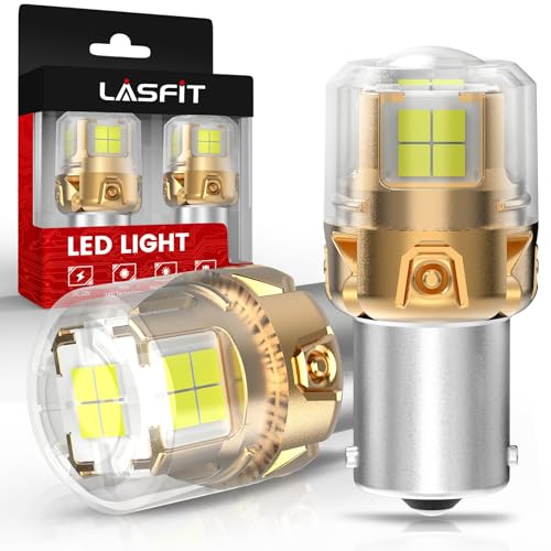 L2 1156 LED Bulb Reverse Backup Light Daytime Running BA15S 7506 (White / 1156)