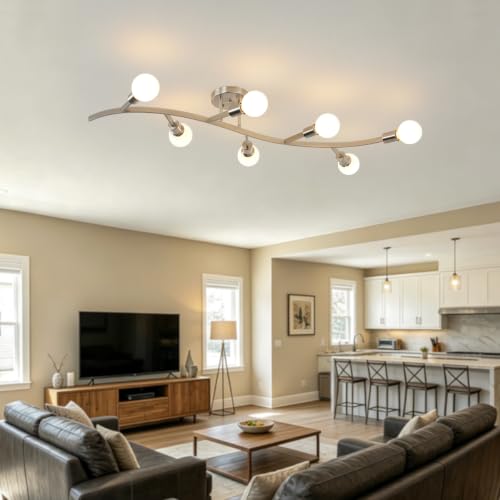 Ceiling Lighting Fixture (Brushed Nickel / 7-light)