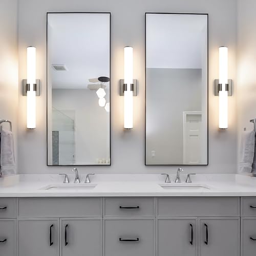 Brushed Nickel Vanity Lights for Bathroom (Brushed Nickel / 22.8 INCH)