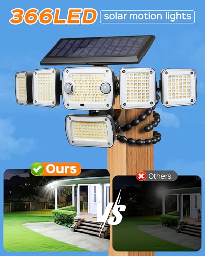 5000LM Solar Flood Lights Outdoor (Octopus / 2Pack)