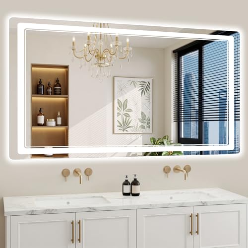 30"x60" LED Bathroom Mirror with Lights (60"L x 30"W)