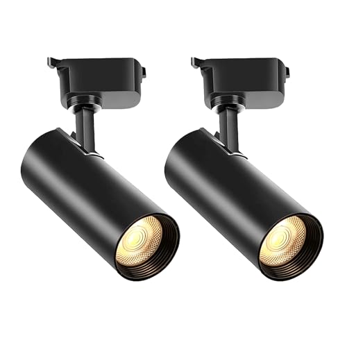 Plug in H Type LED Track Lighting Kits Dimmable Spotlights Oval Base (Head Only)