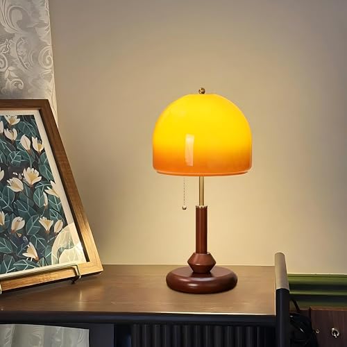 Orange Table Lamp (Orange, 9.4 Inch)