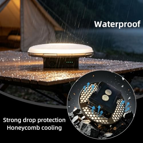 Large Led Camping Tent Light Rechargeable (80W)