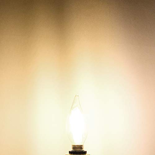 4W Vintage Candelabra LED Bulbs Dimmable