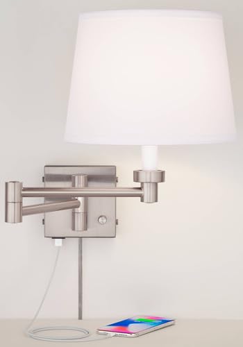 Vero Brushed Nickel Swing Arm Plug
