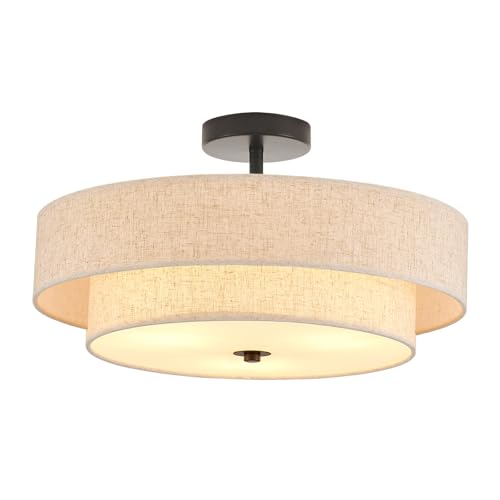 Modern Semi Flush Mount Ceiling Light Fixture