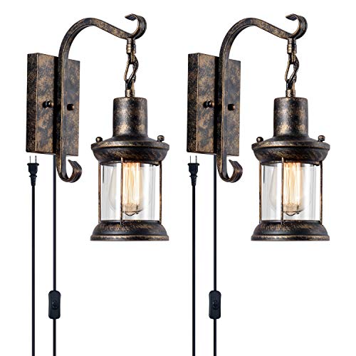 Rustic Wall Lamps (2 packs)