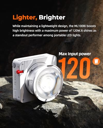 ML100Bi 120W LED Video Light with V