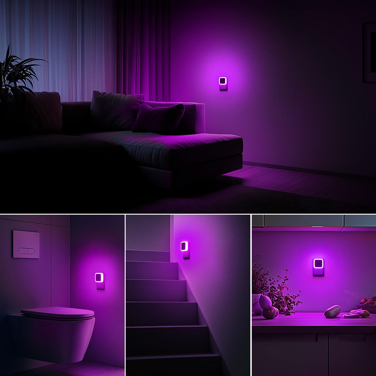 Night Light Night Lights Plug into Wall 8 (Pink)