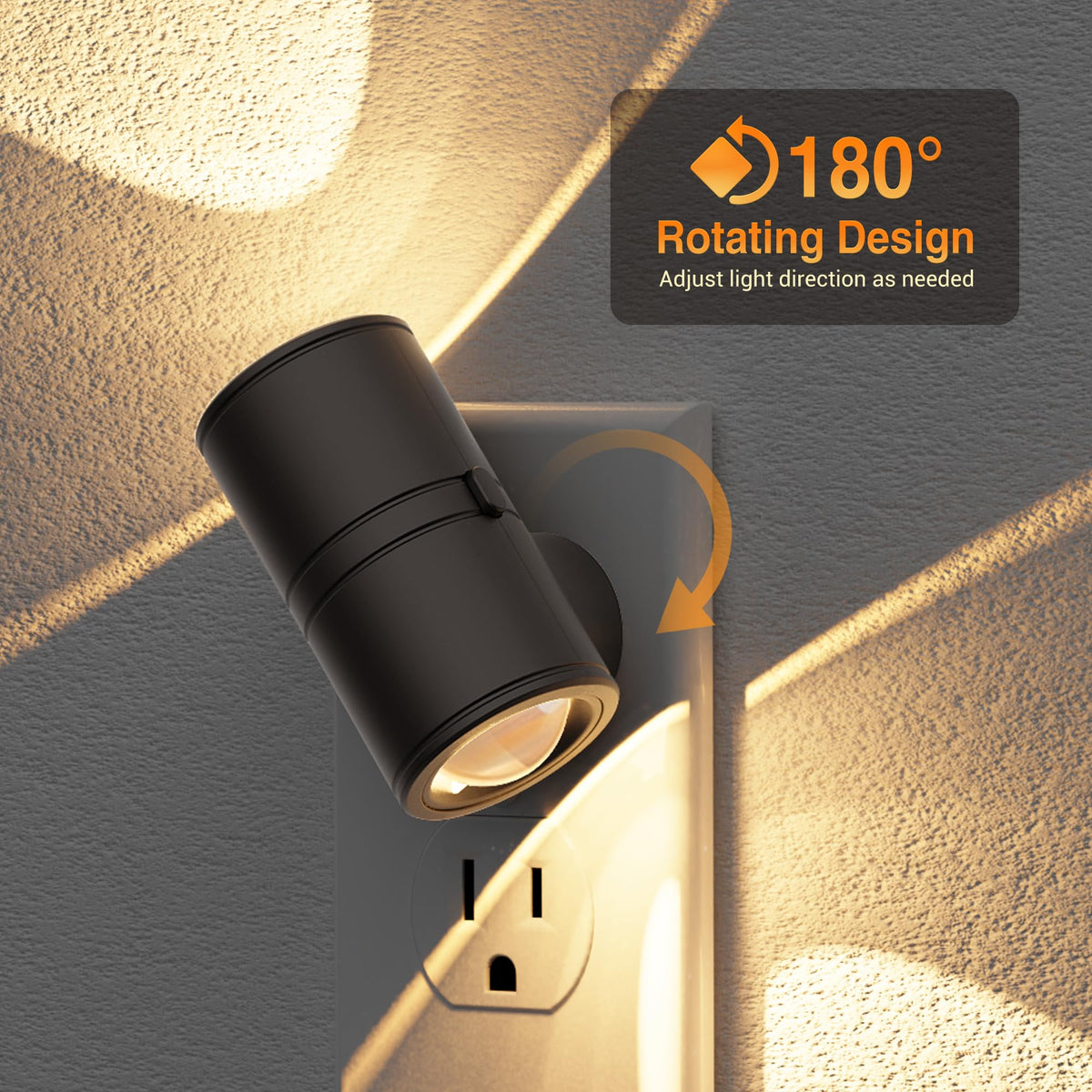 Night Light Projector (Black-Lens)