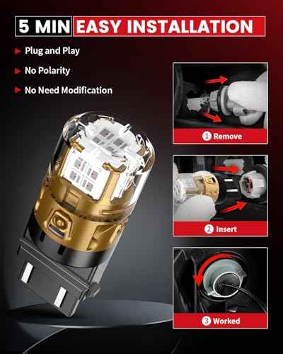 3157 LED Bulb for Brake Tail Light (Red / 3157/3156)