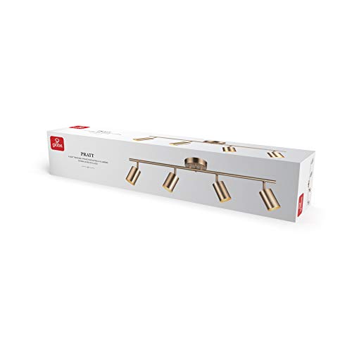 Pratt 4 Light Track Lighting (Brass (4-Light))