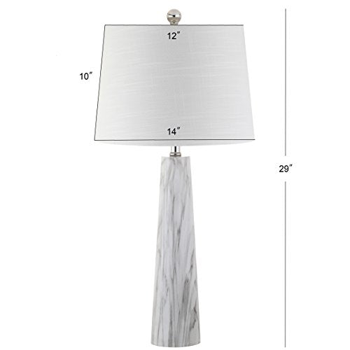 Bradley Table Lamp 29" Faux Marble Resin Modern