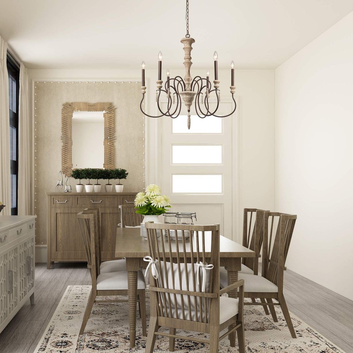 Farmhouse Chandelier (A03294)