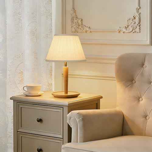 Small Pleated Lamp Shades Set of 2 (Pleated White)