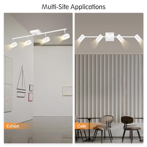 4 Light Track Lighting Kit (4 light-white)