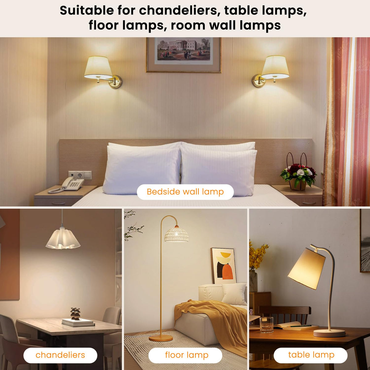 Rechargeable Light Bulbs with Remote and Timer