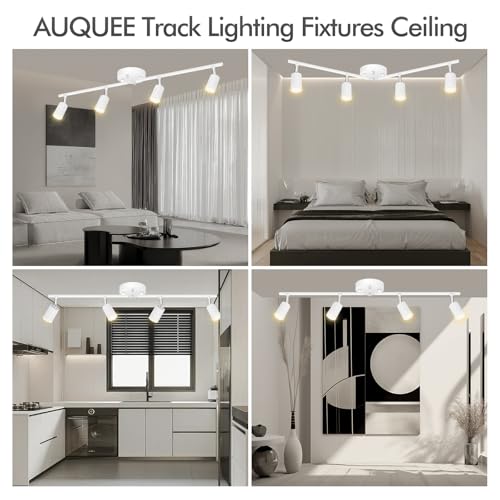 4 Light Track Lighting Fixtures Ceiling (4 light white)