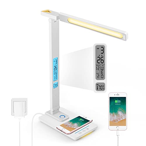 LED Desk Lamp with Wireless Charger