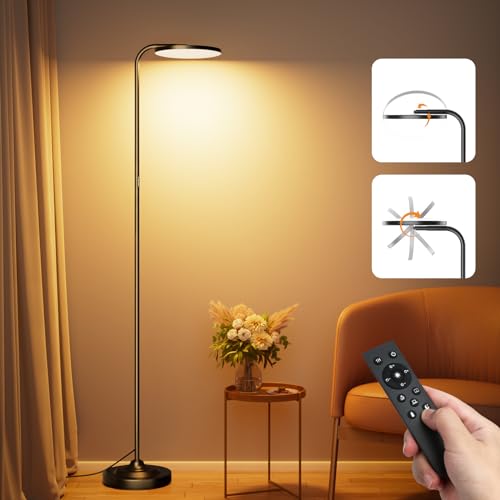 36W LED Floor Lamp (Black)