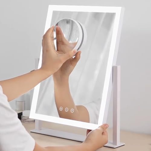 Lighted Makeup Mirror (17.4"L x 13.1"W)