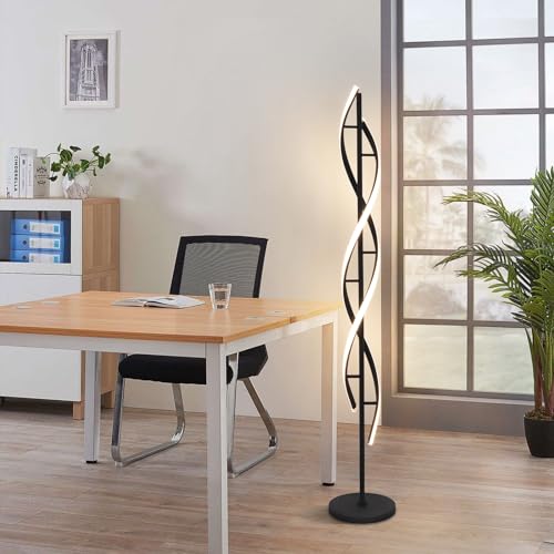 40W LED Floor Lamp (Black)