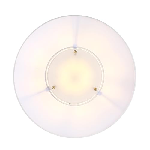 Artisan Mid Century Modern Flush Mount Ceiling Light (White/Gold / 1)